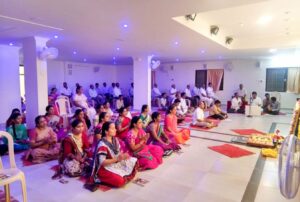 Chanting and meditation, Anantapur.