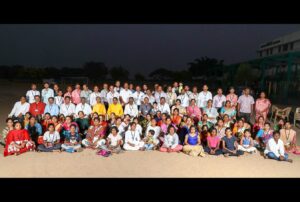 Devotees attending the Bellary function.