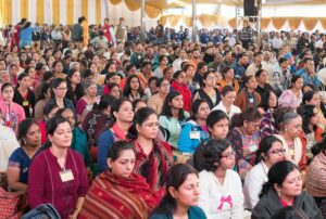 Section of the devotees during the opening ceremony.