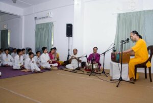 Guru Katha, stories from Guruji’s life, follows.