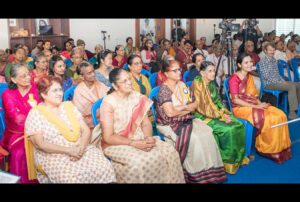 Section of the devotees attending the function.