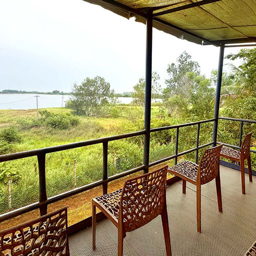 A serene view from the meditation tower