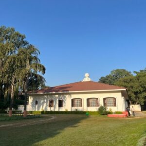 View of the main building from the lawns at the Ranchi Ashram