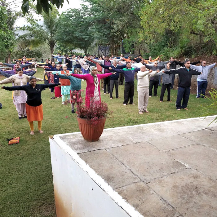 YSS Pune Retreat – Energization Exercises