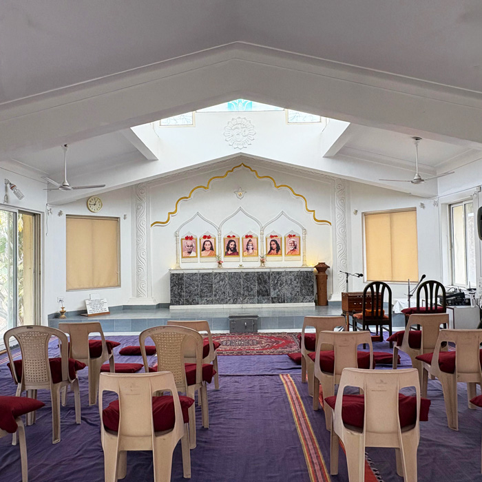 YSS Pune Retreat – Meditation Hall