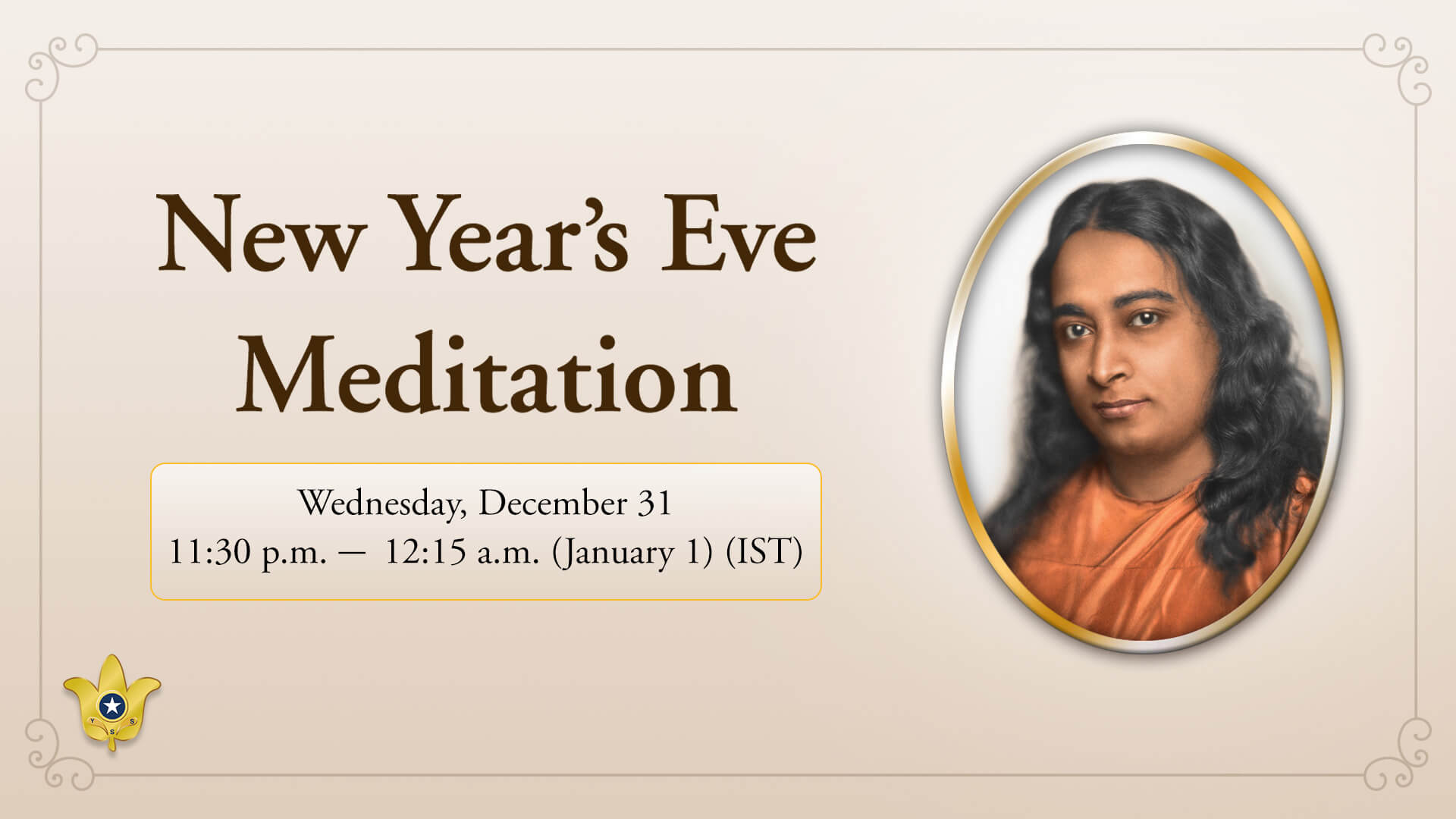 New Year Eve Meditation - December 31, 2025