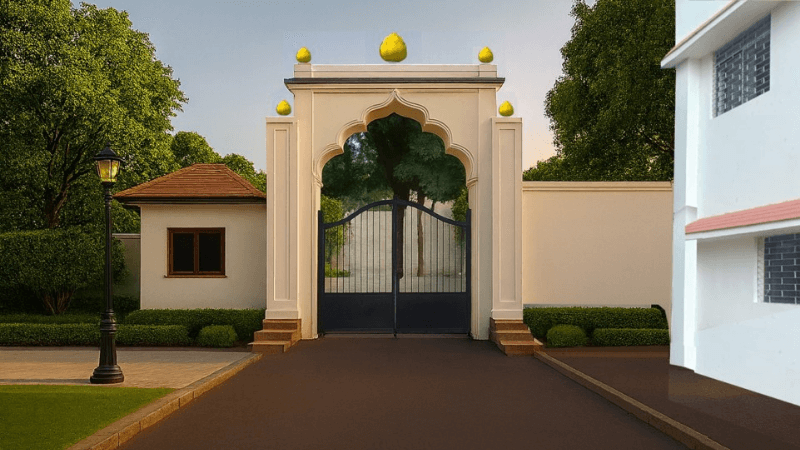 Rendering of the gate near Maidan Area