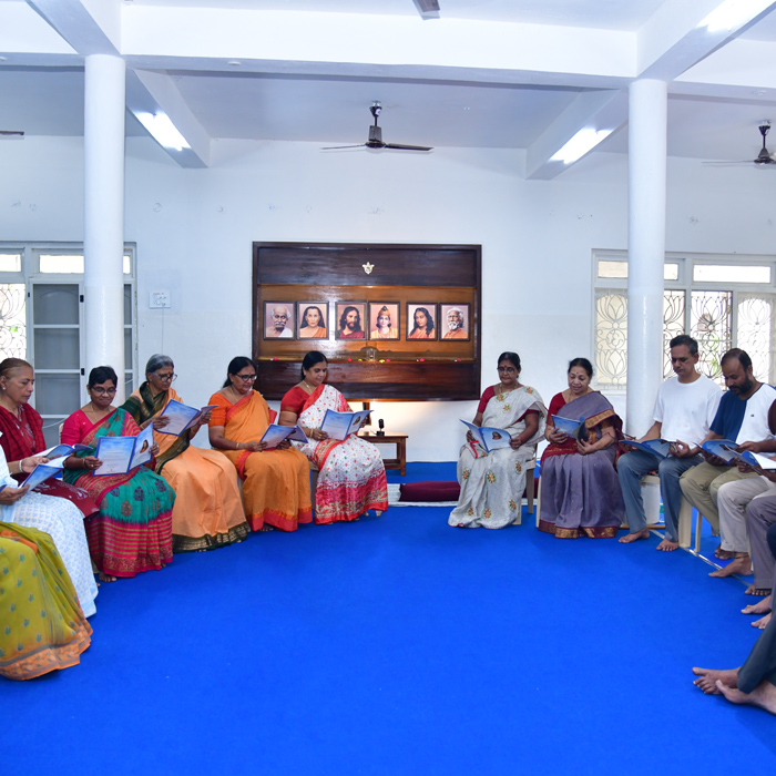 YSS Rajahmundry Retreat – Group Study of Lessons