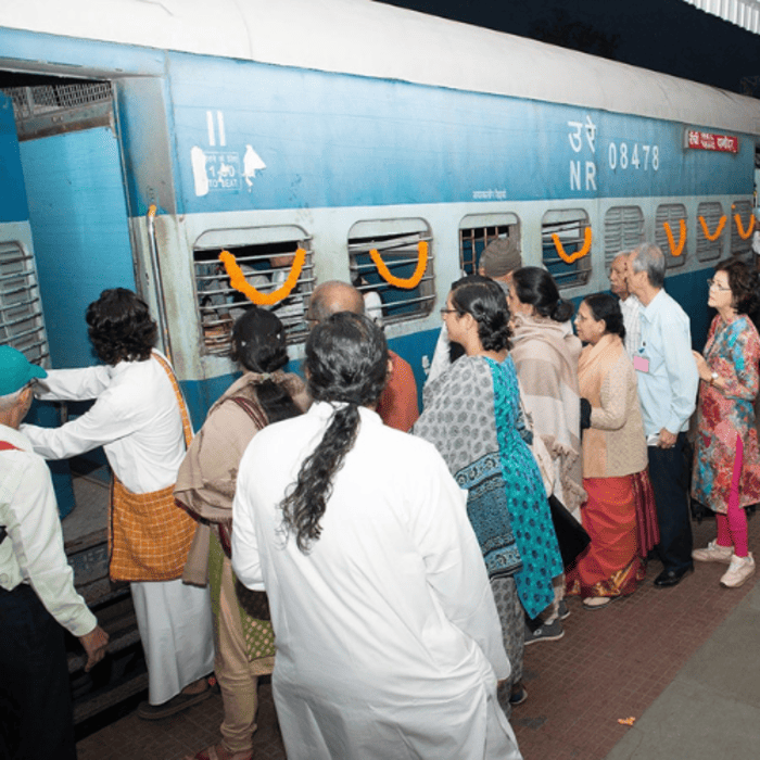 YSS Centennial Pilgrimage Special Train to Dihika