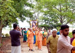Prabhat feri at Yogoda Satsanga Sakha Ashram, Chennai.