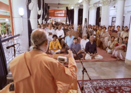 Around 600 devotees attend the programme.