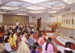 which is followed by a special meditation led by Swami Lalitananda.