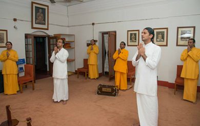 2020_Covid_Donation_Appeal_Ranchi_0031 Monks conducting